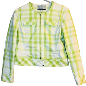 Nine & Company Stretch Plaid Jacket